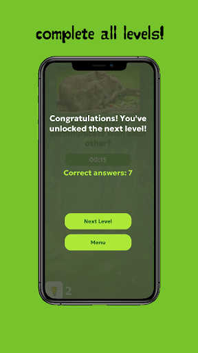 Capybara Quiz Screen 3