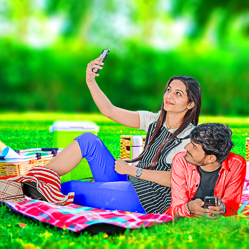 Sky picnic photo editor frames logo
