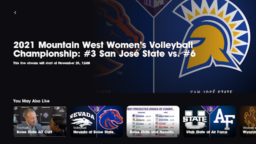 Mountain West Conference TV Screen 2
