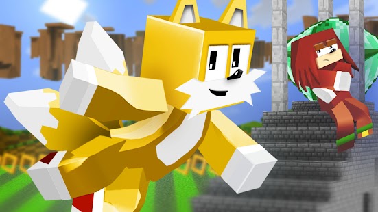 Mod of Sonic for Minecraft PE Screenshot