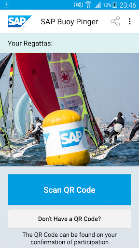 Android application SAP Sailing Buoy Pinger screenshort
