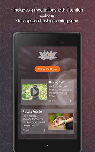 Screenshot of IAM Yoga Nidra™
