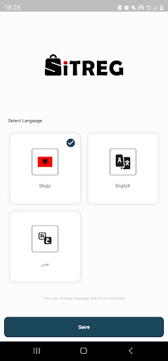 Android application SITREG screenshort