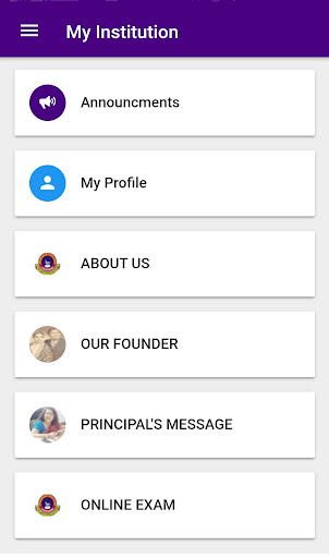 Android application HOERNER COLLEGE screenshort