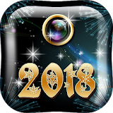 New Year 2018 Greeting Cards icon
