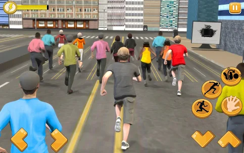 Maratona corrida simulador 3d: corrida jogo