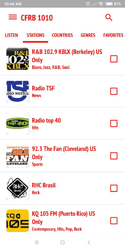 CFRB 1010 Newstalk Toronto Screen 2