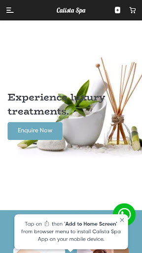 Calista Spa Screen 2