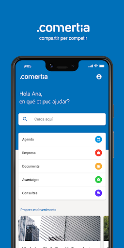 Android application Comertia screenshort