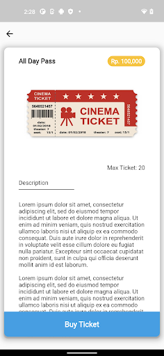 Android application Indofest screenshort