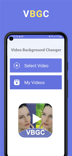 Android application Video Background Changer screenshort