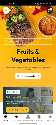 Ecommulti Grocery Screen 2