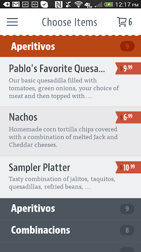 Pablos Mexican Restaurant Screen 3