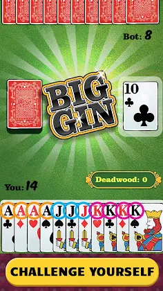 Gin Rummy - Classic Card Game - Screenshot 3