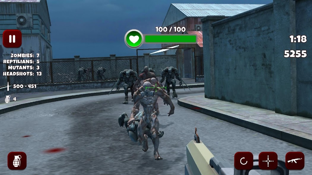 Surrounded игра. Fps Survival Android.