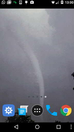 moving tornado wallpaper Screen 2