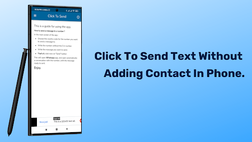 Click to Send wtsap Screen 3