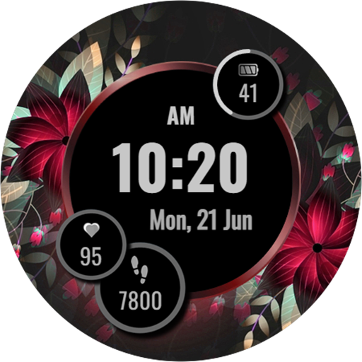 NXV85 Flora Bloom Watch Face Latest Icon