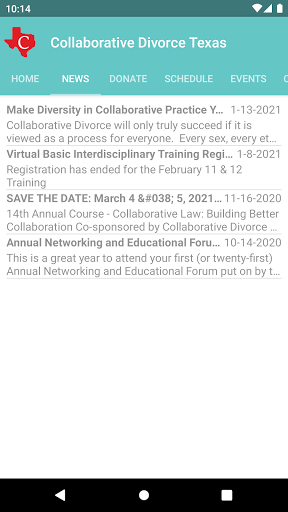 Collaborative Divorce Texas Screen 2