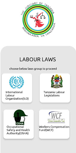 Android application TZ Labour Laws screenshort