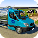 Cover Image of Скачать Milk Van Cow Milk Delivery Sim  APK