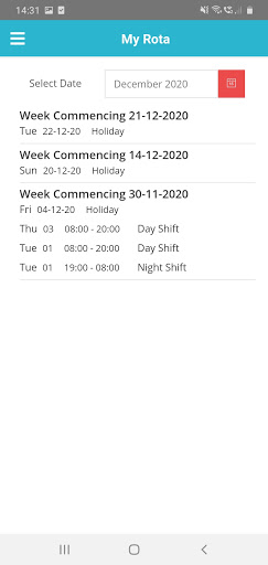 Rota 20:20 Screen 2