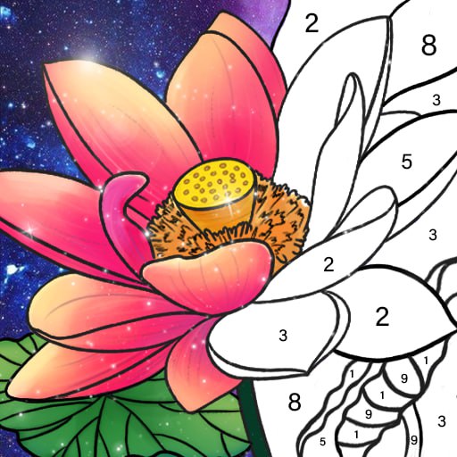 Coloring Book: Paint by Number 1.1 Icon