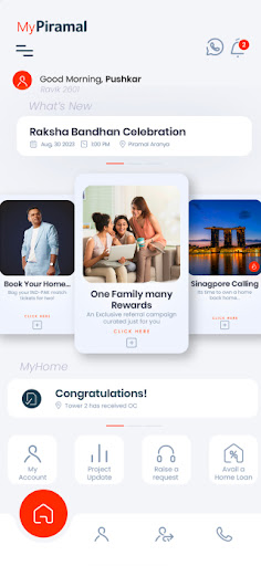 Android application MyPiramal screenshort