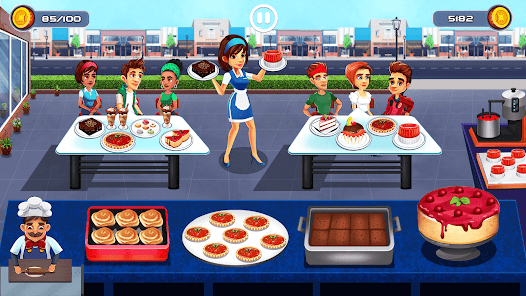 Cooking Cafe - Chef de cuisine screenshots apk mod 2