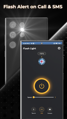 LED Flashlight - Flash Alertのおすすめ画像1