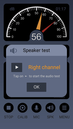 Screenshot of Decibel Meter Pro