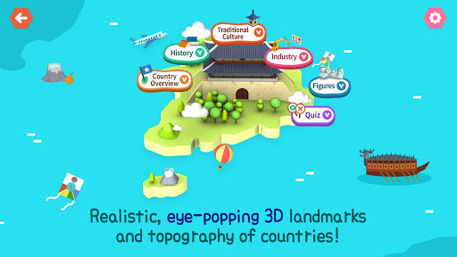 Curio WorldMap AR / Kids Screen 3