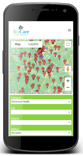 Android application YesCare Reentry screenshort