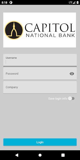 Android application Capitol National mRDC screenshort
