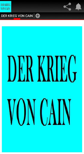 DER KRIEG VON CAIN