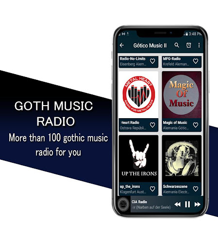 Android application Goth Music Radio screenshort