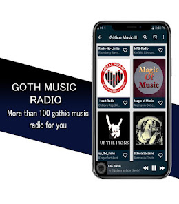 Imágen 1 Goth Music Radio android