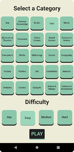Answer It! Trivia Quiz Game Screen 2