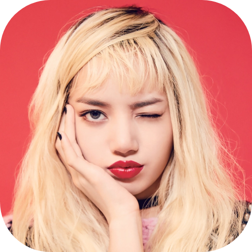 Lisa BlackPink Lock Screen logo