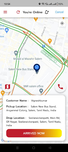 Mango Taxi Driver Screen 3