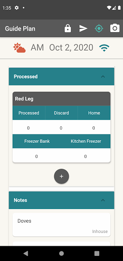 Zenith - Hunt Reporting Screen 2