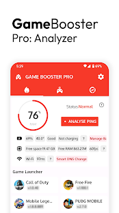 Game Booster Pro: ภาพหน้าจอของโหมดเทอร์โบ