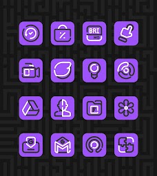 Linios Purple - Icon Pack