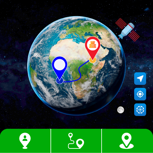 Live Satellite View GPS Map Go 1.2 Icon