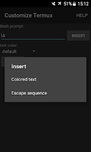 Customize Termux Text Color