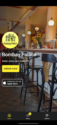 Android application Bombay Palace screenshort