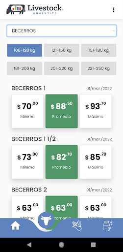 Livestock Analytics - Precios Screen 3