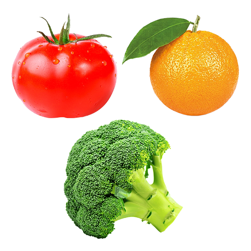 Fruits And Vegetables Stickers logo