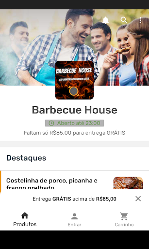 Android application Barbecue House screenshort
