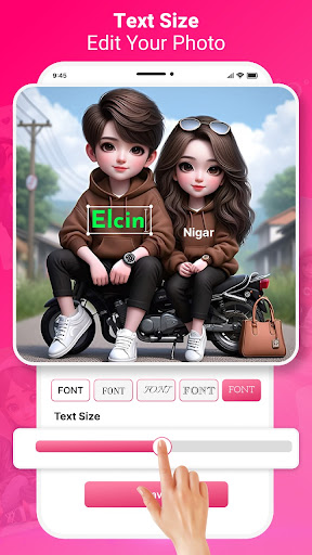 Couple name on photo screenshot 8
